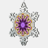 CLEMATIS TIN SNEEUWVLOK ORNAMENT (Rechts)