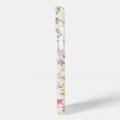 Clematis tuin waterverf bloemenbeige roze Case-Mate iPhone case (Achterkant / Links)