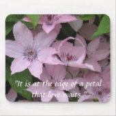 Clematis Unfurled Mousepad Muismat (Voorkant)