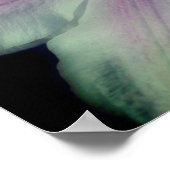 Clematis verdampt petals dicht bij elkaar poster (Hoek)