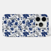 Clematis Vine Blue Waterverf Bloemen Case-Mate iPhone Case (Achterkant (horizontaal))