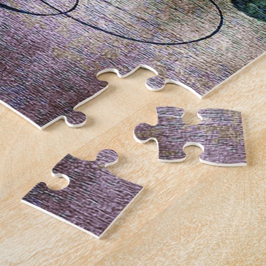 Clematis Vine Handschrift Ephemera Legpuzzel (Zijkant)