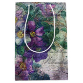 Clematis Vine Handschrift Ephemera Medium Cadeauzakje (Voorkant)