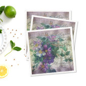 Clematis Vine Handschrift Ephemera Ontkoppeling Servet