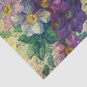 Clematis Vine Handschrift Vivid Ephemera Tissuepapier (Detail)