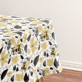 Clematis Waterverf bloemendecor Tafelkleed