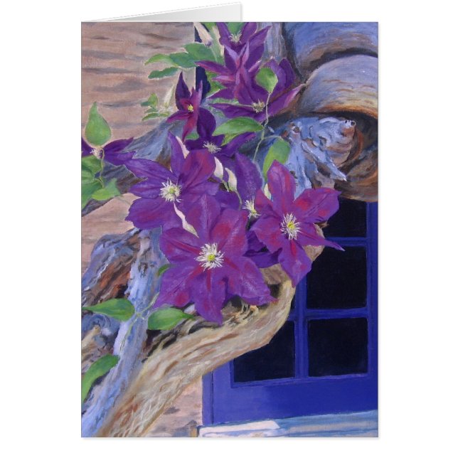 clematis-wijnkaart (Voorkant)