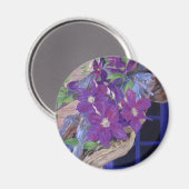 clematis wijnstok magneet (Voorkant / Achterkant)