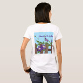Clematis Wingerd in de Tuin T-shirt (Achterkant volledig)