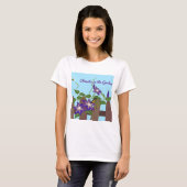 Clematis Wingerd in de Tuin T-shirt (Voorkant volledig)