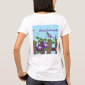 Clematis Wingerd in de Tuin T-shirt (Achterkant)