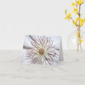 Clematissen Notecard Kaart (Gele Bloem)