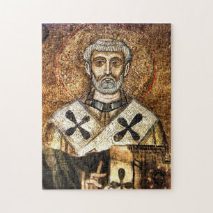 Clemens 1 van Rome Byzantijnse mozaïek icoon Legpuzzel