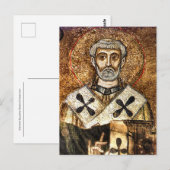 Clemens I Byzantijns Mozaïek Orthodox Icoon Briefkaart (Voorkant / Achterkant)