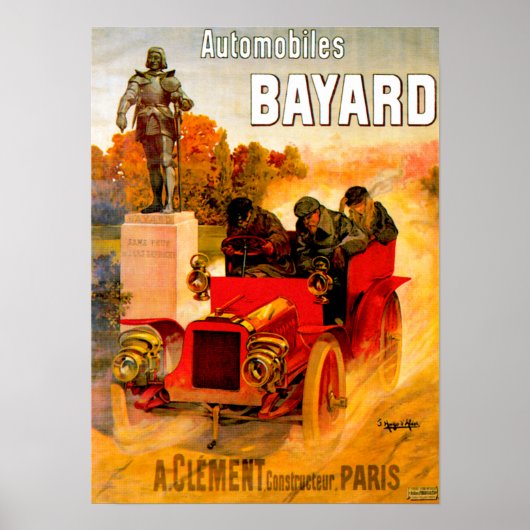 Clément-Bayard ~ advertentie voor auto's Poster (Voorkant)