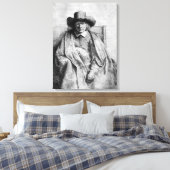 Clement de Jonghe, 1651 Canvas Afdruk (Insitu (Slaapkamer))