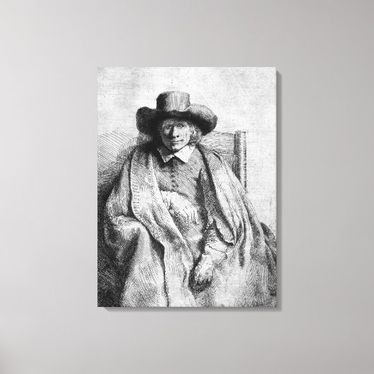 Clement de Jonghe, 1651 Canvas Afdruk (Voorkant)