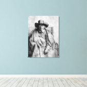 Clement de Jonghe, 1651 Canvas Afdruk (Insitu (Houten vloer))