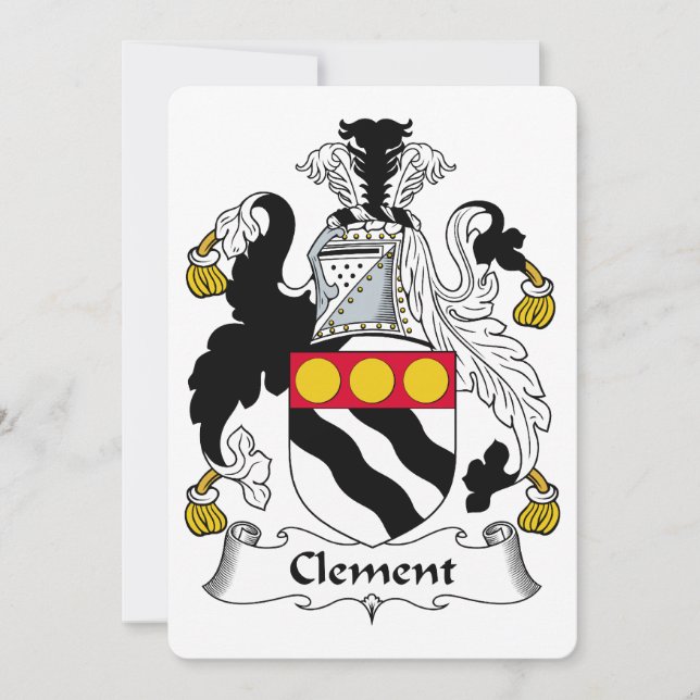 Clement Family Crest (Voorkant)