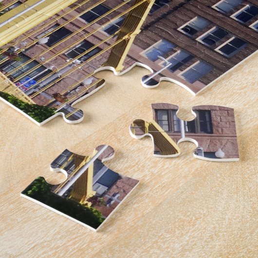 Clemente Bridge Pittsburgh Skyscrapers Legpuzzel (Zijkant)