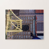 Clemente Bridge Pittsburgh Skyscrapers Legpuzzel (Horizontaal)