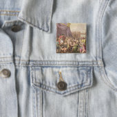 Clementie van Mayta-Capac: gratie voor verovering Vierkante Button 5,1 Cm (In situ)