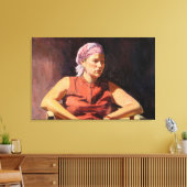 Clementine 2004 canvas afdruk (Insitu (Woonkamer))