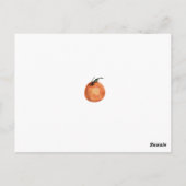 Clementine Baby shower Briefkaart (Achterkant)