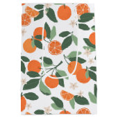 Clementine Baby shower Gift Bag – Little Cutie Cit Medium Cadeauzakje (Achterkant)