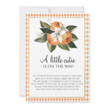 Clementine Baby shower