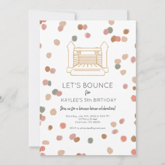 Clementine Bounce House Party nodigt uit Kaart