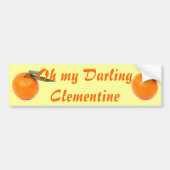 clementine bumper sticker (Voorkant)