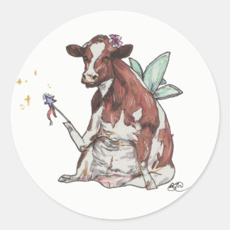 Clementine de Fairy-Koe Ronde Sticker