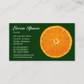 Clementine - Donkergroen 003300 Visitekaartje (Achterkant)