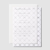 Clementine Elegant Modern Wedding Vellum Uitnodigingen (Offset (Uitnodiging))