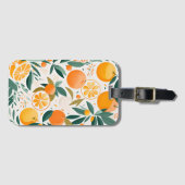 Clementine mandarine bagagelabel (Voorkant (horizontaal))