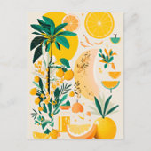 Clementine mandarine briefkaart (Voorkant)