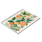 Clementine mandarine notitieboek (Linkerzijde)