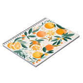 Clementine mandarine notitieboek (Linkerzijde)