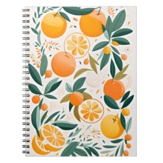 Clementine mandarine notitieboek