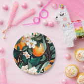 Clementine Mandarine Papieren Bordje (Feest)