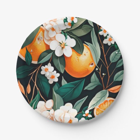 Clementine Mandarine Papieren Bordje (Voorkant)