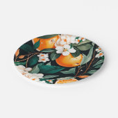 Clementine Mandarine Papieren Bordje (Gekanteld)