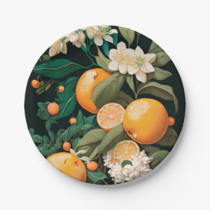 Clementine Mandarine Papieren Bordje