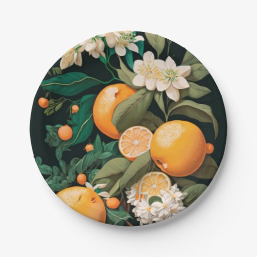 Clementine Mandarine Papieren Bordje (Voorkant)