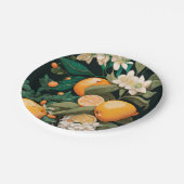 Clementine Mandarine Papieren Bordje (Gekanteld)