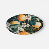 Clementine Mandarine Papieren Bordje (Gekanteld)