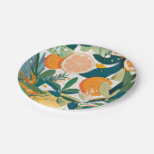 Clementine mandarine papieren bordje (Gekanteld)