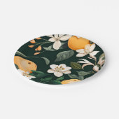 Clementine Mandarine Papieren Bordje (Gekanteld)