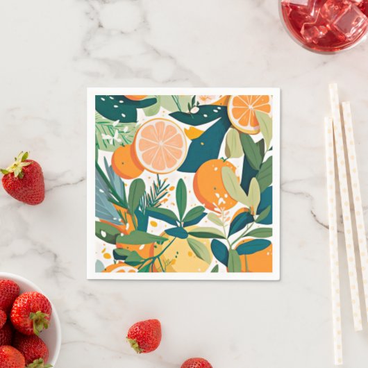 Clementine mandarine servet (Insitu)